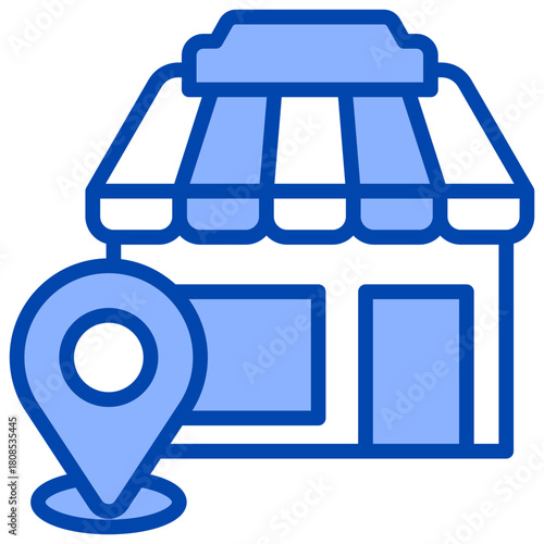 Local Market  Icon Element For Design