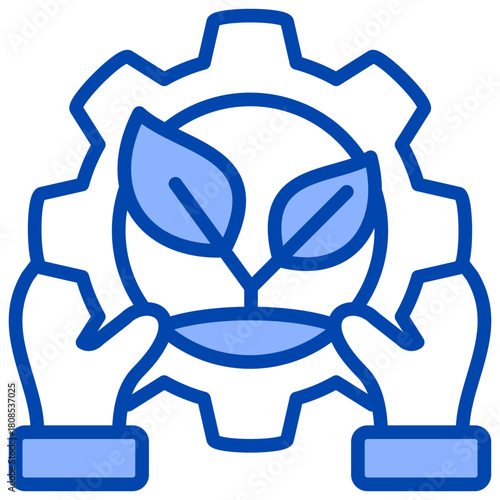 Environmental Stewardship  Icon Element For Design