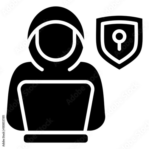 Cybersecurity  Icon Element For Design
