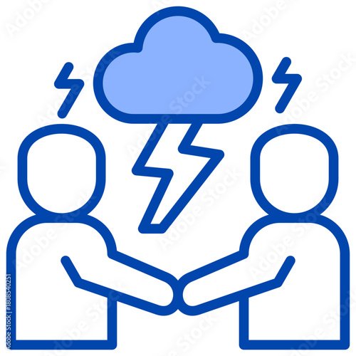 Conflict Resolution  Icon Element For Design