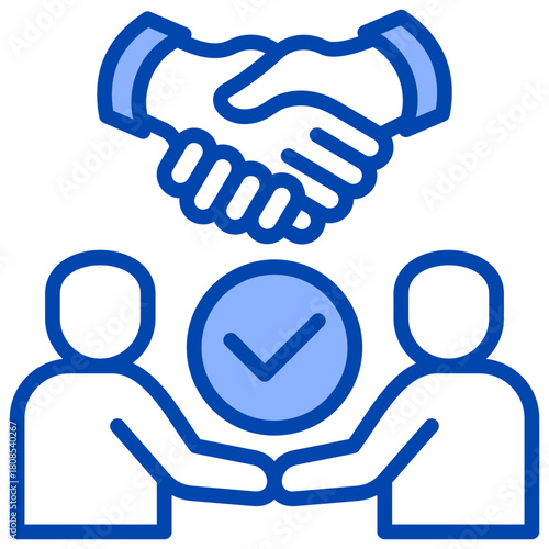 Negotiation  Icon Element For Design