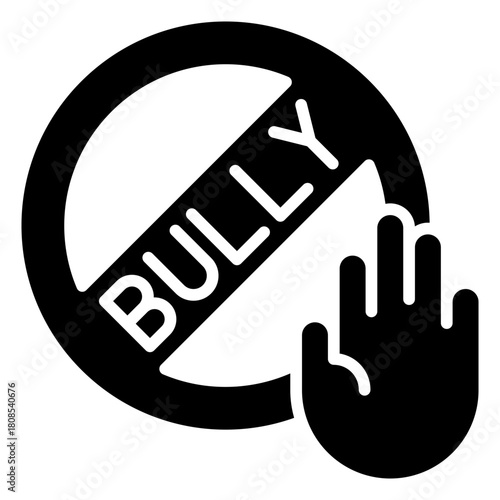 Bullying  Icon Element For Design