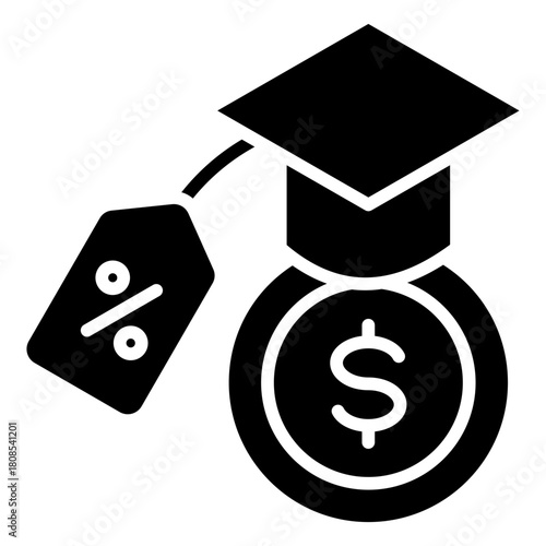 Student Loan  Icon Element For Design