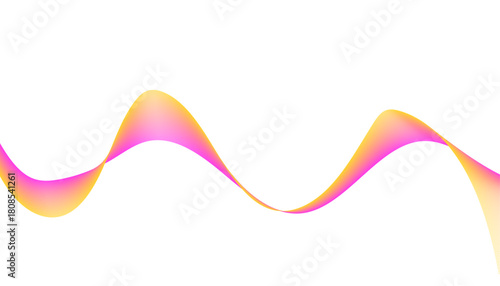 Vibrant Gradient Abstract Wave Line Background