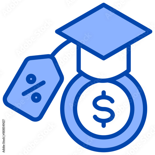 Student Loan  Icon Element For Design