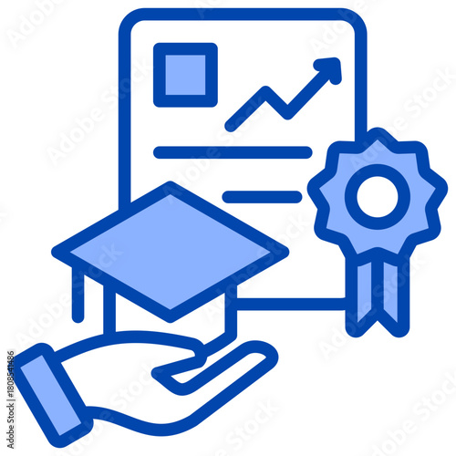 Graduation  Icon Element For Design