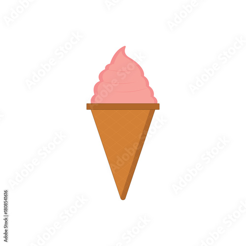 Colorful icon for ice cream