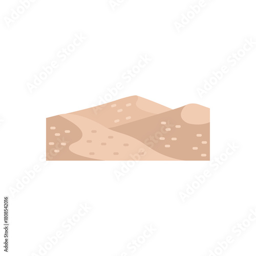 Colorful icon for sand