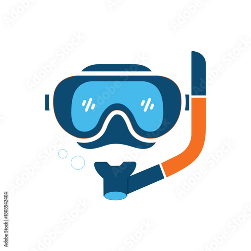 Colorful icon for swimimg