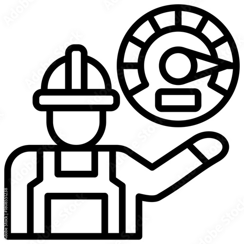 Performance Icon Element For Design