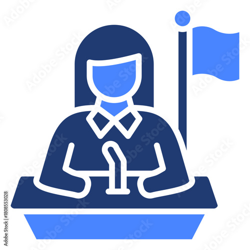 Minister Icon Element For Design