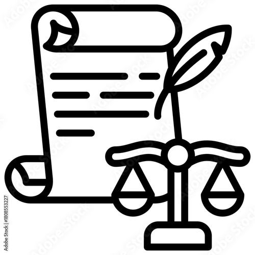 Constitution Icon Element For Design