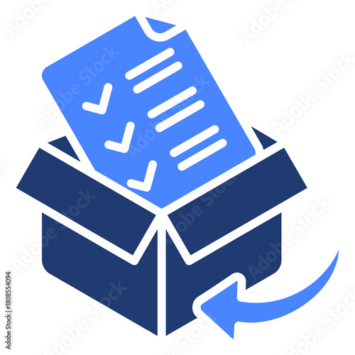 Order Fulfillment Icon Element For Design