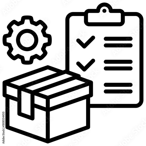 Inventory Management Icon Element For Design