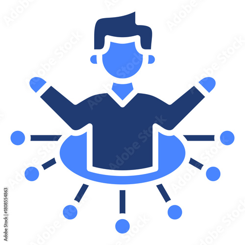 Influence Icon Element For Design