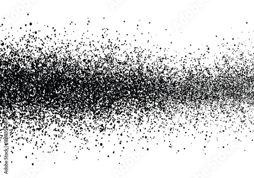 black grainy texture vector isolated on a white background. black dots, particles, or specks for design elements of a decorative element background