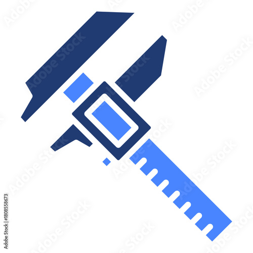 Digital Caliper Icon Element For Design