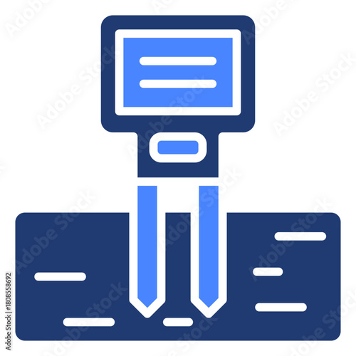 Moisture Meter Icon Element For Design