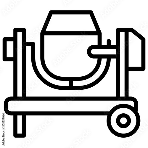 Concrete Icon Element For Design