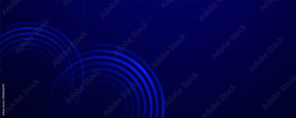 Fototapeta premium Dark background with concentric circles