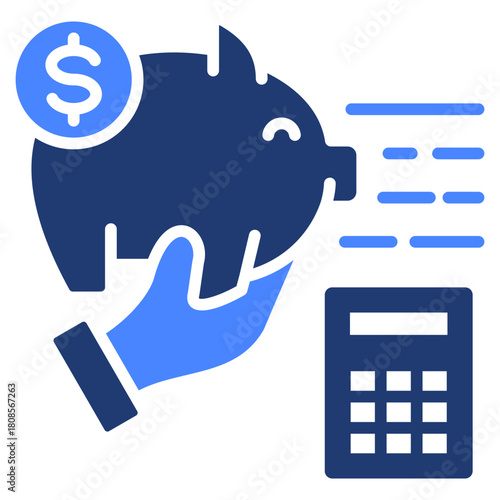 Budgeting Icon Element For Design