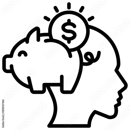 Savings Icon Element For Design