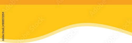 Wavy yellow banner adding a touch of dynamism to marketing materials, enhancing visual appeal and capturing attention
