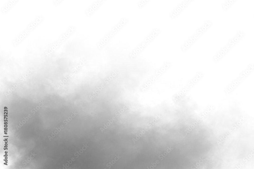 Obraz premium hin white steam drifts in smooth layers, creating a calm fog-like mist. The transparent PNG effect enhances light backgrounds. Perfect for atmospheric 3D visuals.