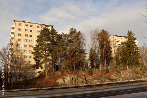 Canvas Print Apartment building