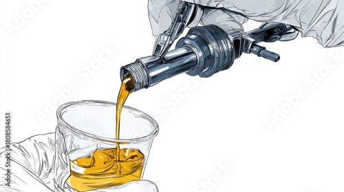 Precision Extraction of Liquid Gold from Industrial Equipment