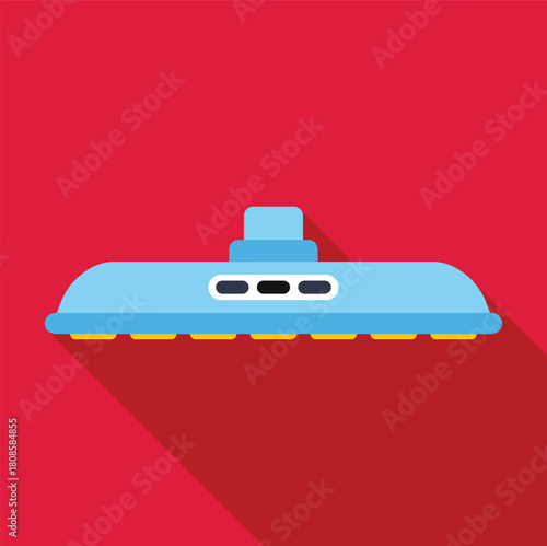 Cooker hood extracting steam over hob in contemporary kitchen