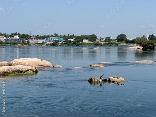 Kooduthurai, the sacred confluence near Sangameshwarar Temple in Bhavani, Erode district, Tamil Nadu, where devotees take holy dips at the meeting of rivers.