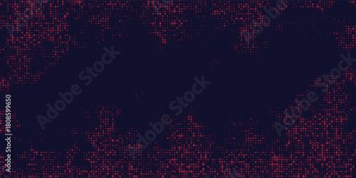 trendy sport dots red and blue color pattern gradient grunge texture background. vector eps 10