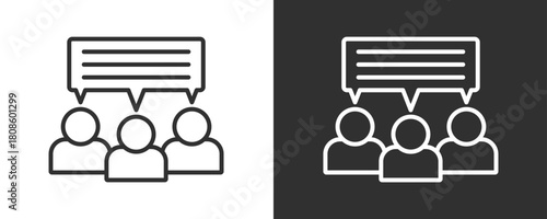Crm Icon Set Vector Collection Isolated In Black And White