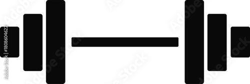 Workout Weight Barbell Gym Icon