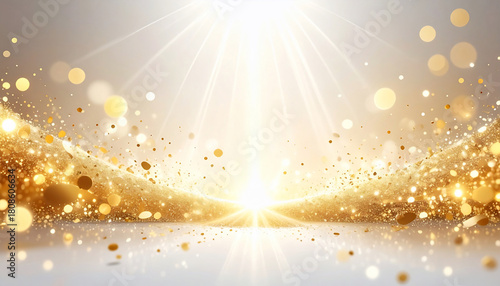 Wallpaper Mural Golden Light Abstract Background Torontodigital.ca