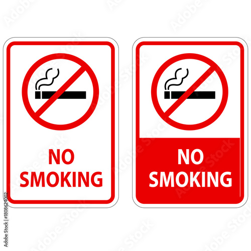 Free Download No Smoking Sign On White Background - GFXLoad