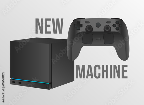 New Machine Console Vector Concept Design