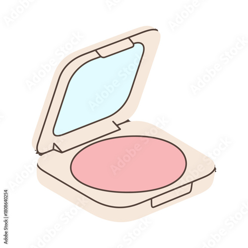 blush on  vector illustration design