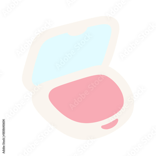 blush on  vector illustration design