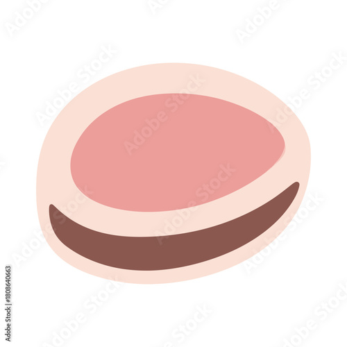 blush on  vector illustration design