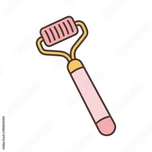 facial roller vector illustration design