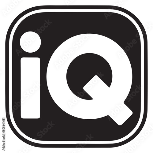 Iq monogram logo