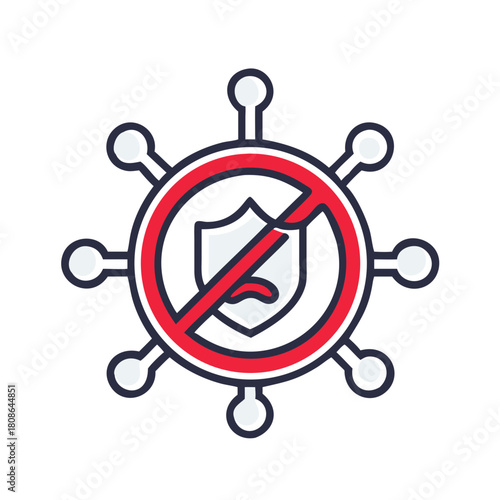 Anti-Virus Protection Shield Icon