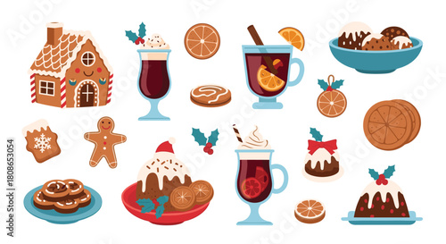 Enjoy the holidays with festive gingerbread houses, spiced mulled wine, and delicious Christmas pudding desserts for a truly joyful season!