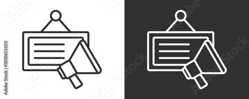 Opening Icon Set Vector Collection Isolated In Black And White