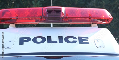 Japanese Police Car: Close-up of Light Bar