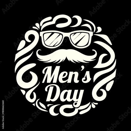 vector illustration of a  international mens day logo