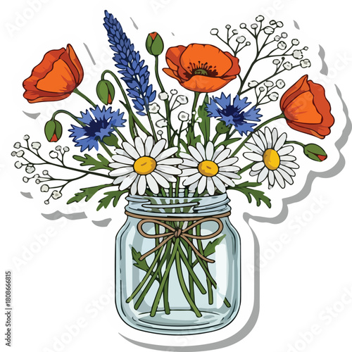 bouquet of poppies