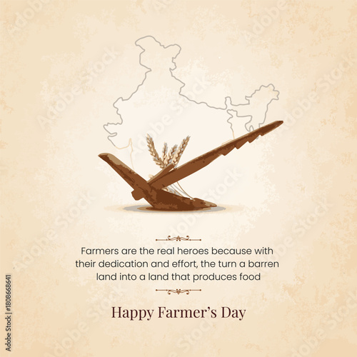 Happy Kisan Diwas with Farmer, 23rd December